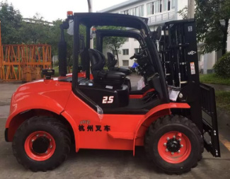大氣威猛！杭叉四驅(qū)越野叉車(chē)攜手中石油“走出去”